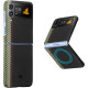 Pitaka Fusion Weaving MagEZ Case 3 - MagSafe Θήκη Aramid Fiber Body Samsung Galaxy Z Flip4 - 0.95mm - 600D - Overture (FOFLIP4)