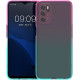 KWmobile Θήκη Σιλικόνης Oppo A16 / A16s / A54s - Bicolor Dark Pink / Blue / Transparent (60979.01)