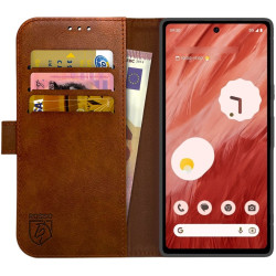 Rosso Element PU Θήκη Πορτοφόλι Google Pixel 7a - Brown (8719246384622)