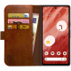 Rosso Element PU Θήκη Πορτοφόλι Google Pixel 7a - Brown (8719246384622)
