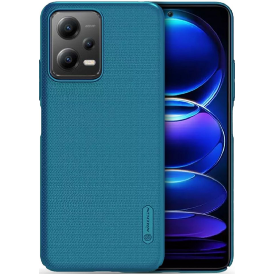 Nillkin Θήκη Super Frosted Shield Xiaomi Redmi Note 12 5G / Poco X5 - Blue (6902048260399)