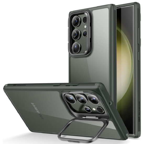 ESR Classic Kickstand Θήκη Samsung Galaxy S23 Ultra - Clear / Green (4894240175941)