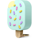 Elago AirPods Ice Cream Case - Θήκη Σιλικόνης για Apple AirPods Pro 2nd Gen - Mint (EAPP2-ICE-MT)