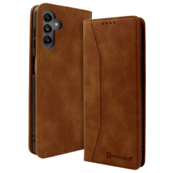 Bodycell Θήκη - Πορτοφόλι Samsung Galaxy A14 - Brown (5206015017629)