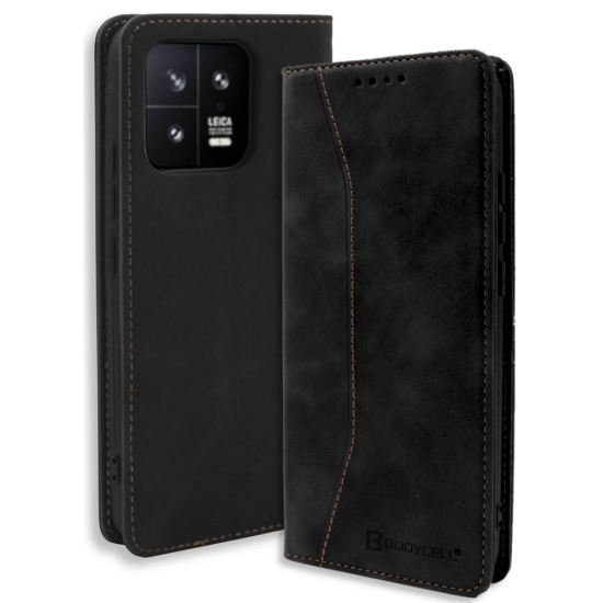 Bodycell Θήκη - Πορτοφόλι Xiaomi 13 - Black (5206015017650)