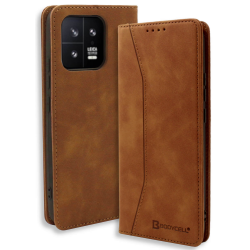 Bodycell Θήκη - Πορτοφόλι Xiaomi 13 - Brown (5206015017667)