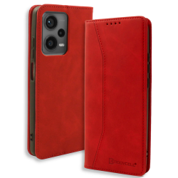 Bodycell Θήκη - Πορτοφόλι Xiaomi Poco X5 - Red (5206015017926)