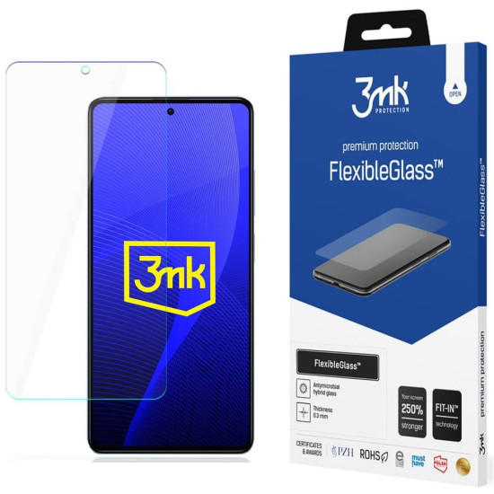 3MK Premium Flexible Glass - Αντιχαρακτικό Υβριδικό Προστατευτικό Γυαλί Οθόνης - Xiaomi Redmi Note 12 Pro 5G / Redmi Note 12 Pro Plus - 0.3mm (5903108520447)