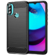 Techsuit Carbon Silicone - Θήκη Σιλικόνης Motorola Moto E40 / E30 / E20 - Black (5949419031395)