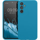 KWmobile Soft Flexible Rubber Cover - Θήκη Σιλικόνης Samsung Galaxy A54 με Πλαίσιο Κάμερας - Caribbean Blue (60795.224)