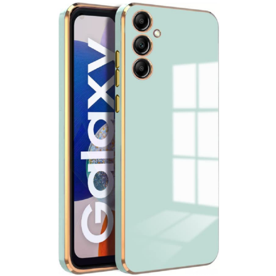 Bodycell Gold Plated - Θήκη Σιλικόνης Samsung Galaxy A14 - Mint Green (5206015069413)