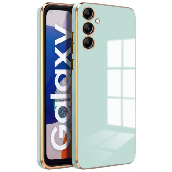 Bodycell Gold Plated - Θήκη Σιλικόνης Samsung Galaxy A13 5G - Mint Green (5206015069383)