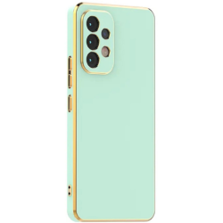 Bodycell Gold Plated - Θήκη Σιλικόνης Samsung Galaxy A72 - Mint Green (5206015069659)