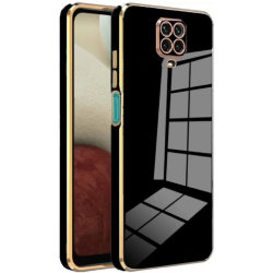 Bodycell Gold Plated - Θήκη Σιλικόνης Xiaomi Redmi Note 9S / 9 Pro / 9 Pro Max - Black (5206015069970)