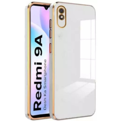 Bodycell Gold Plated - Θήκη Σιλικόνης Xiaomi Redmi 9A / 9AT / 9i - White (5206015070297)