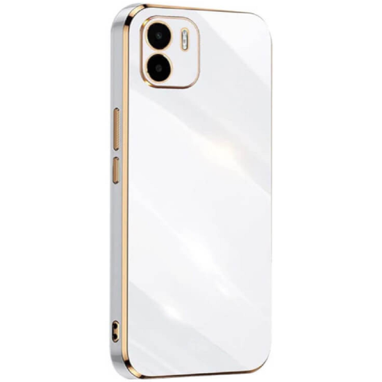 Bodycell Gold Plated - Θήκη Σιλικόνης Xiaomi Redmi A1 - White (5206015070327)