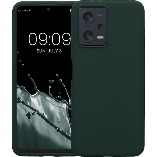 KWmobile Soft Flexible Rubber Cover - Θήκη Σιλικόνης Xiaomi Redmi Note 12 5G / Poco X5 - Moss Green (60889.169)
