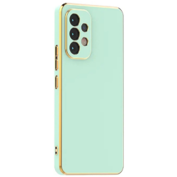Bodycell Gold Plated - Θήκη Σιλικόνης Samsung Galaxy A32 5G - Mint Green (5206015069598)