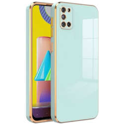 Bodycell Gold Plated - Θήκη Σιλικόνης Samsung Galaxy A31 - Mint Green (5206015069536)