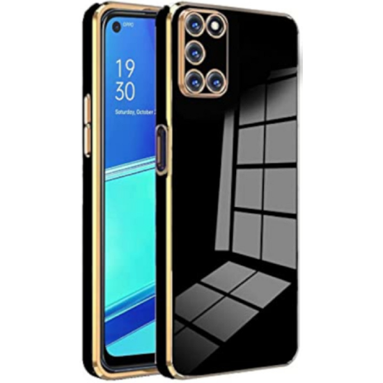 Bodycell Gold Plated - Θήκη Σιλικόνης Samsung Galaxy A31 - Black (5206015069529)