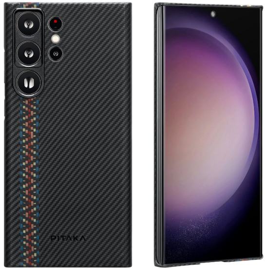 Pitaka Fusion Weaving MagEZ Case 3 - MagSafe Θήκη Aramid Fiber Body Samsung Galaxy S23 Ultra - 0.95mm - 600D - Rhapsody (FR2301U)