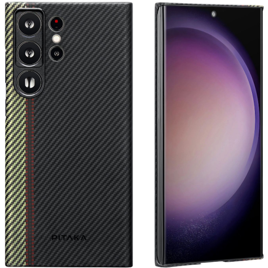 Pitaka Fusion Weaving MagEZ Case 3 - MagSafe Θήκη Aramid Fiber Body Samsung Galaxy S23 Ultra - 0.95mm - 600D - Overture (FO2301U)