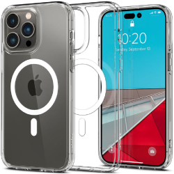 Spigen Crystal Hybrid MagFit - MagSafe Θήκη Apple iPhone 14 Pro Max - White (ACS04643)