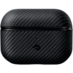Pitaka MagEZ Case - MagSafe Θήκη Aramid Fiber Body Apple AirPods Pro 2nd Gen - 600D - Black / Grey / Twill (APM7001)
