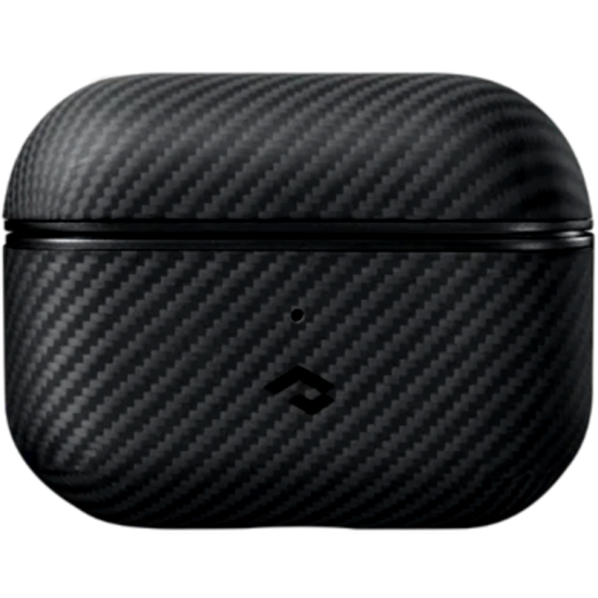 Pitaka MagEZ Case - MagSafe Θήκη Aramid Fiber Body Apple AirPods Pro 2nd Gen - 600D - Black / Grey / Twill (APM7001)