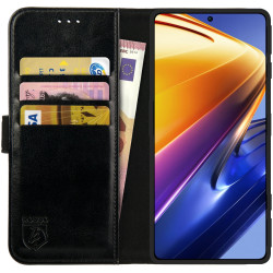 Rosso Element PU Θήκη Πορτοφόλι Xiaomi Poco F4 GT - Black (8719246360916)