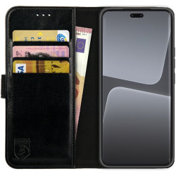 Rosso Element PU Θήκη Πορτοφόλι Xiaomi 13 Lite - Black (8719246387555)