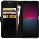 Rosso Element PU Θήκη Πορτοφόλι Sony Xperia 10 IV - Black (8719246360893)