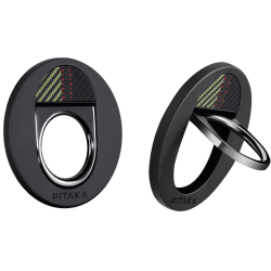 Pitaka Fusion Weaving MagEZ Grip - Μαγνητική MagSafe Βάση Aramid Fiber / Finger Holder για iPhone 14 / 13 / 12 - 4.3mm - 600D - Overture (FG02301)