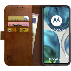 Rosso Element PU Θήκη Πορτοφόλι Motorola Moto G52 / G82 - Brown (8719246360947)