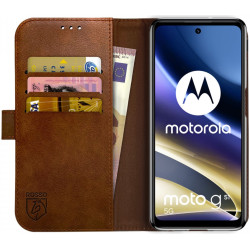 Rosso Element PU Θήκη Πορτοφόλι Motorola Moto G51 5G - Brown (8719246353680)
