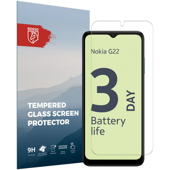 Rosso Tempered Glass - Αντιχαρακτικό Προστατευτικό Γυαλί Οθόνης Nokia G22 - Clear (8719246390296)