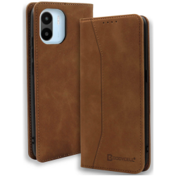 Bodycell Θήκη - Πορτοφόλι Xiaomi Redmi A2 - Brown (5206015021879)