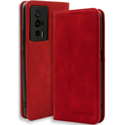 Bodycell Θήκη - Πορτοφόλι Xiaomi Poco F5 Pro - Red (5206015021848)