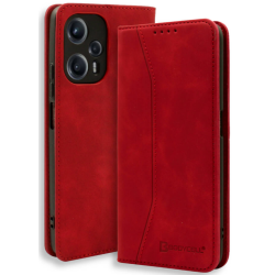 Bodycell Θήκη - Πορτοφόλι Xiaomi Poco F5 - Red (5206015021718)