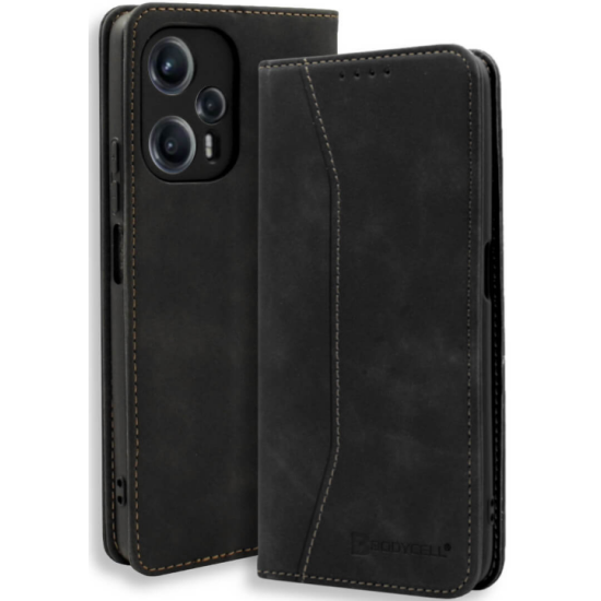 Bodycell Θήκη - Πορτοφόλι Xiaomi Poco F5 - Black (5206015021695)