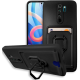 Bodycell Multifunction - Ανθεκτική Θήκη Xiaomi Redmi Note 8 Pro με Λουράκι Λαιμού / Ring Holder / Υποδοχή Κάρτας - Black (5206015013300)
