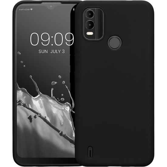 KWmobile Θήκη Σιλικόνης Nokia C21 Plus - Black (61460.01)