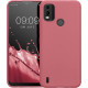 KWmobile Θήκη Σιλικόνης Nokia C21 Plus - Dark Rose (61460.167)