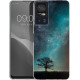 KWmobile Θήκη Σιλικόνης TCL 40 SE - Cosmic Nature / Blue / Grey / Black (61585.01)
