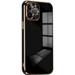 Bodycell Gold Plated - Θήκη Σιλικόνης Apple iPhone 14 Pro Max - Black (5206015069314)
