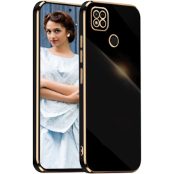 Bodycell Gold Plated - Θήκη Σιλικόνης Xiaomi Redmi 10A - Black (5206015070211)