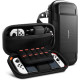 Spigen Pouch Rugged Armor Pro - Σκληρή Θήκη / Τσάντα Sleeve για Nintendo Switch / Switch OLED με Ενσωματωμένη Θήκη για Apple AirTag 2 / 1 - Black (AFA04021)