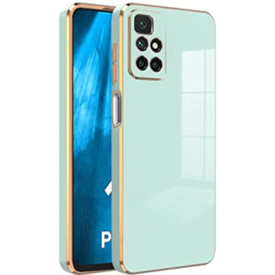 Bodycell Gold Plated - Θήκη Σιλικόνης Xiaomi Redmi 10 / Redmi 10 2022 - Mint Green (5206015070198)