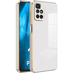 Bodycell Gold Plated - Θήκη Σιλικόνης Xiaomi Redmi 10 / Redmi 10 2022 - White (5206015070204)