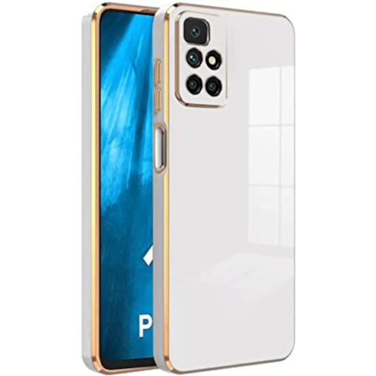 Bodycell Gold Plated - Θήκη Σιλικόνης Xiaomi Redmi 10 / Redmi 10 2022 - White (5206015070204)